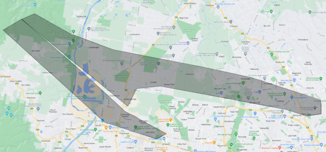 Sydney Hail Map 7th April 2023